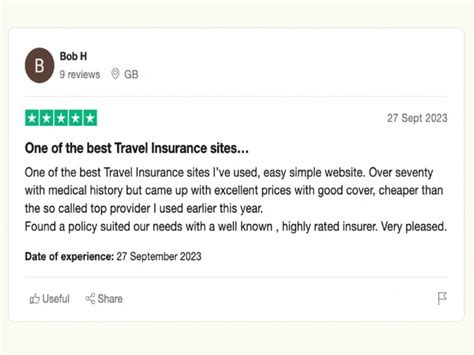 trustpilot travel insurance reviews.